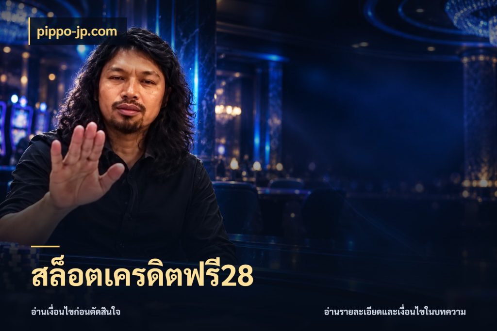 สล็อตเครดิตฟรี28 สายโบนัสเลือกมุมเครดิตให้ตรงสไตล์ กับ pippo-jp.com